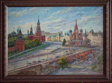 Pokrov Cathedral. From The Depth Of Centuries - oil, canvas